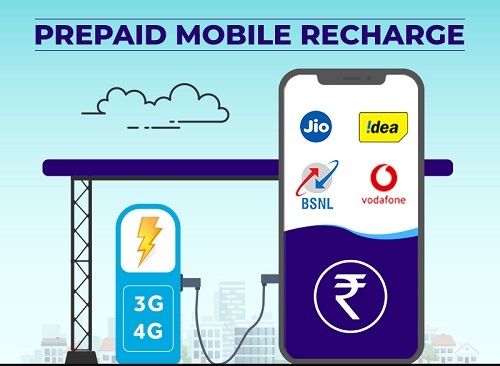 prepaid recharge concept